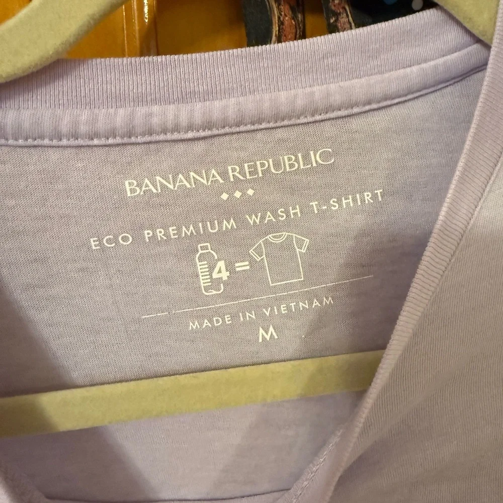 Men’s Lilac Banana Republic Shirt Size Medium - Picture 2 of 2